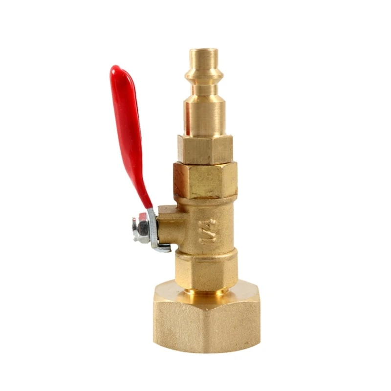 Q39F Brass Winterize Blowout Adapter 1/4 Internal and External Thread Quick Adapter