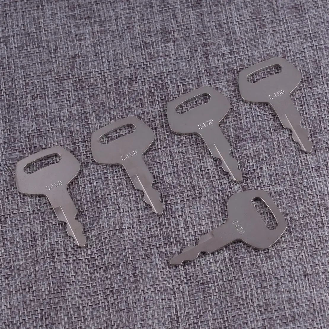 5PC Ignition Key S450 fit for Case JCB Linkbelt Sumitomo Excavator 150979A1