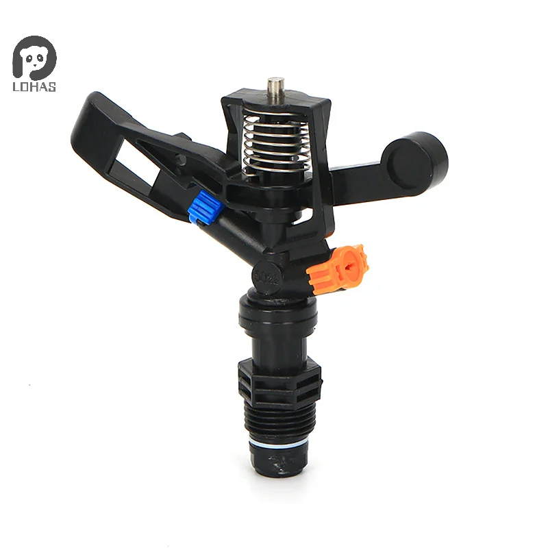 Garden Watering Rotating Sprinkler Agriculture Rocker Nozzle Irrigation lawn Sprinkler Irrigation with 1/2 Inch Male Connector