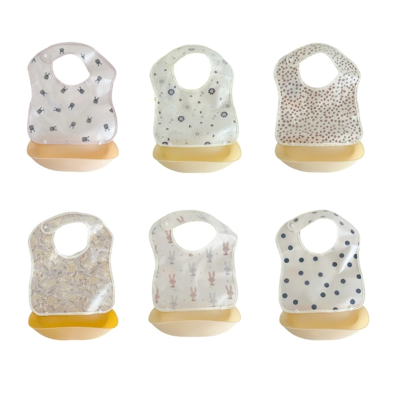 

Нагрудник для приема пищи с мягкой текстурой и регулируемым ремнем, устойчивый к царапинам, детский нагрудник