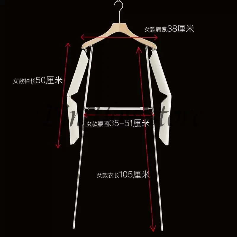 Portable Hanger Combo for Clothing Photography Creative Clothing Display Stand Invisible Design Transformable Clothing Hanger