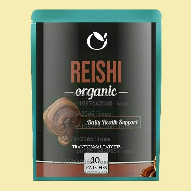 

30 патчей, органические переплетные патчи Reishi Mushroom — 100% чистота