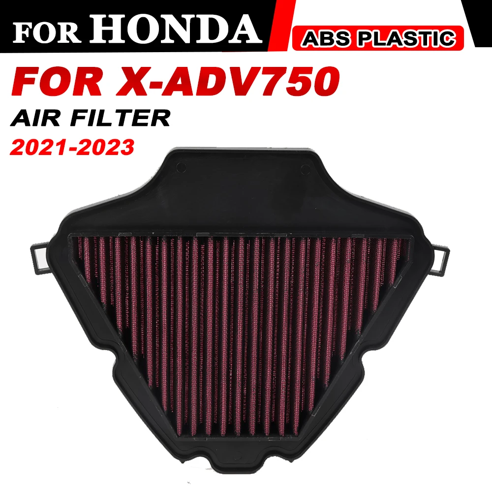 High Flow Air Filter Replacement For XADV 750 X-ADV750 2021 2022 2023 Motorcycle Accessories Washable Intake Cleaner Air Filter