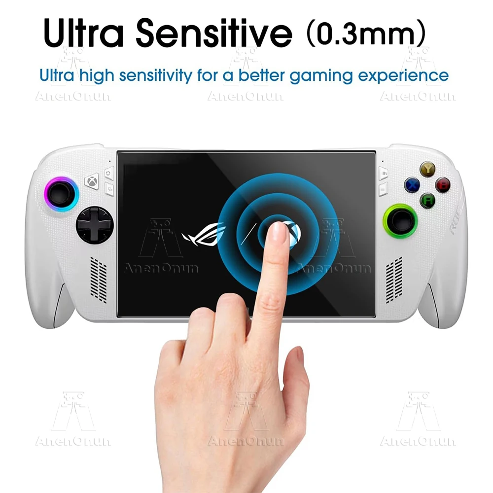 Ultra-HD, bruchsicheres, gehärtetes Glas für ROG Xbox Ally / ROG Xbox Ally X, 9H-Härte, kratzfest, blasenfreier Displayschutz. – Detail 2
