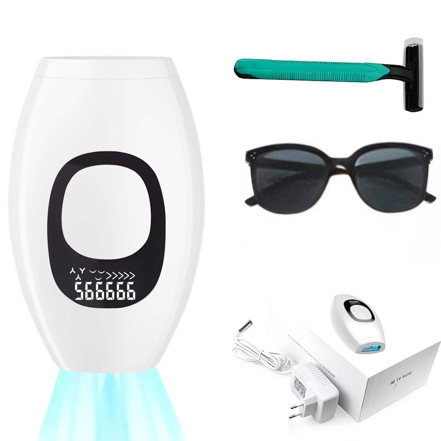 New Permanent IPL Laser Hair Remover Hair Cutting Machine Straighteners Vibration Man Shaver Female Facial Hair Laser Epilator