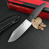 Military KS 1083 Camp 5 Fixed Hunter Knife D2 Stonewashed Blade Nylon Fiber Handles Outdoor Tactical Knives Survival EDC Tool