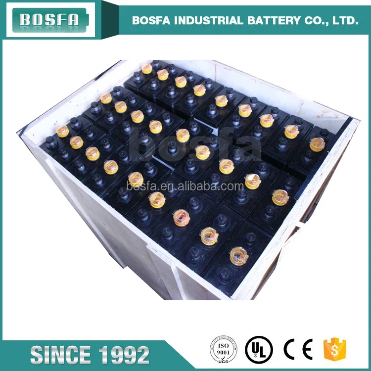 2v525ah tubular plate lead acid rechargeable battery forklift traction battery cell 7VBS525