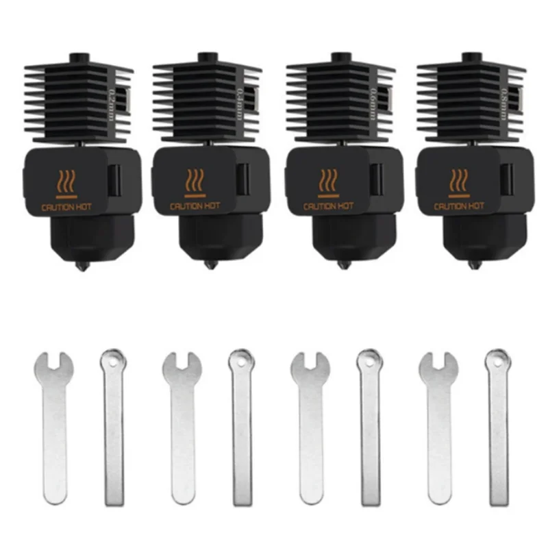 

Для Bambu Lab A1 MINI для 3D-принтера в сборе, комплект Hotend, сменные насадки - 0,2 0,4 0,6 0,8 мм для Bamboo Lab A1