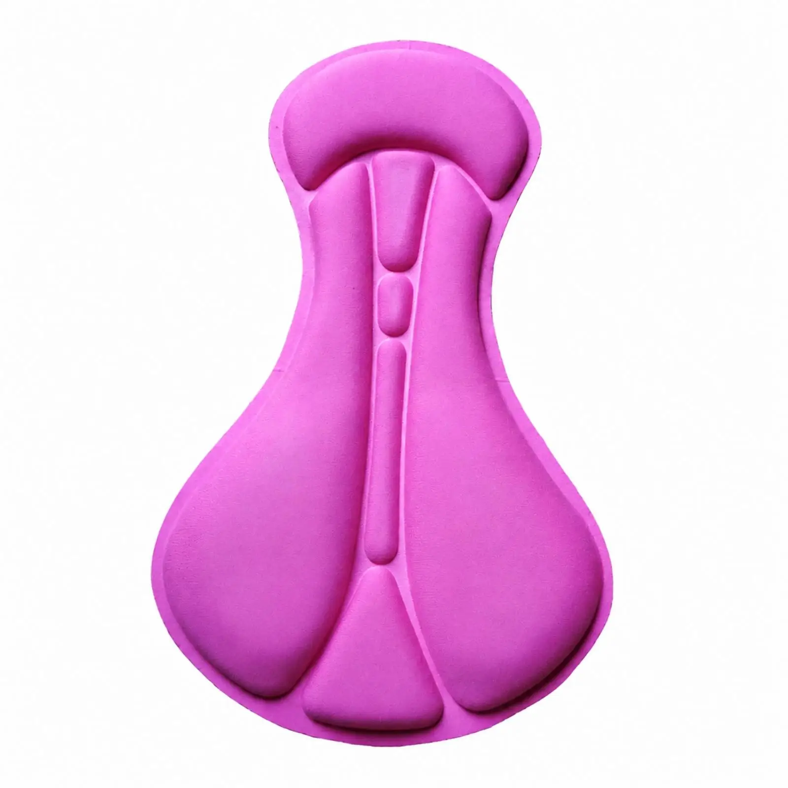 3D Biking Underwear Pad dampnessWicking Contoured Biking Pad with Silicone Padding High Structural Bike Seat Insert for Cyclists
