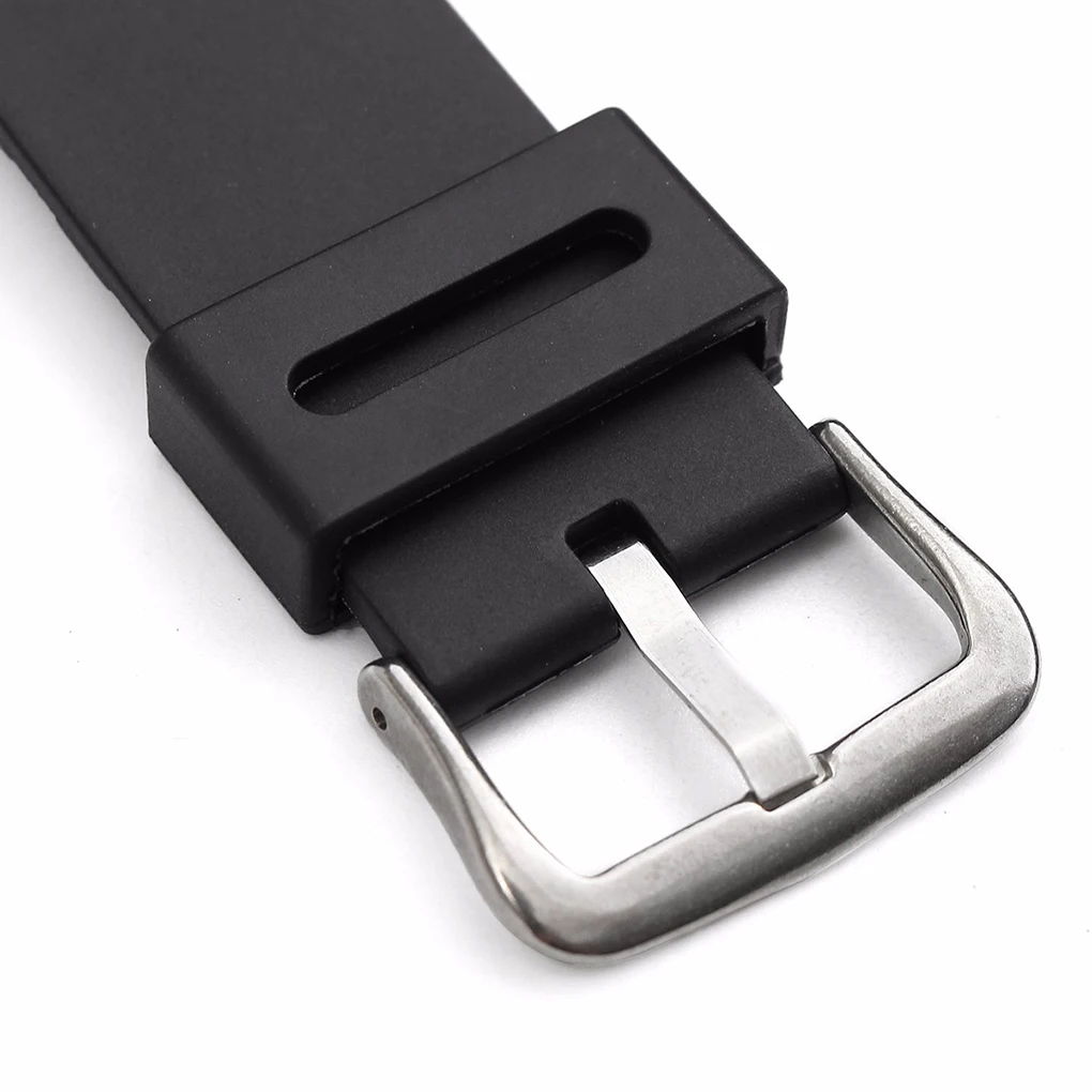 Horlogebandje Compact Formaat Breahable Siliconen Band Metalen Gesp Horloges Accessoires Vervangen Onderdeel Stevige Structuur Horlogebandjes