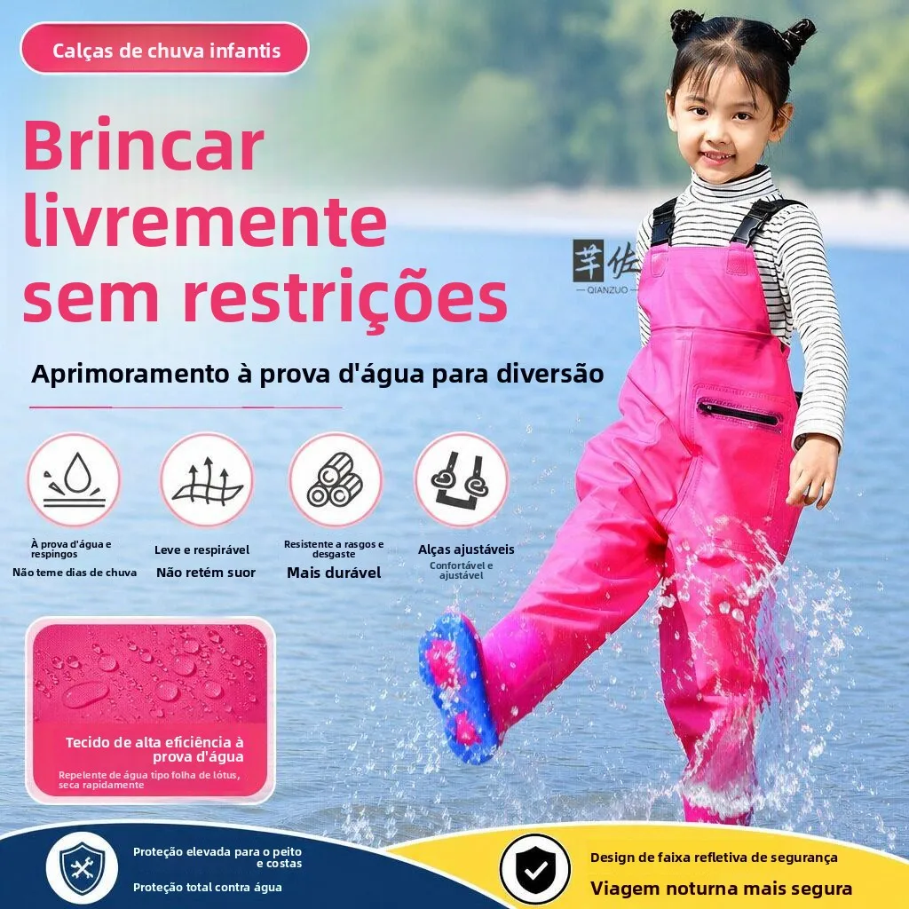 子供用レインパンツ-オーバーオール-ベビーキャリア-防水釣り具-海探検服-夏シーズン-ユニセックス-アウトドアアクティビティ