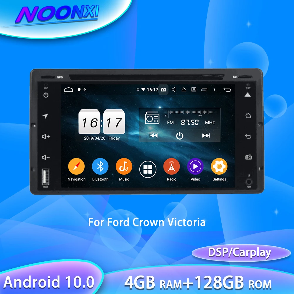 Car Radio For Ford Crown Victoria Video Players With Screen Bluetooth 2 Din Android10 Stereo Receiver Automotive Multimedia 128G