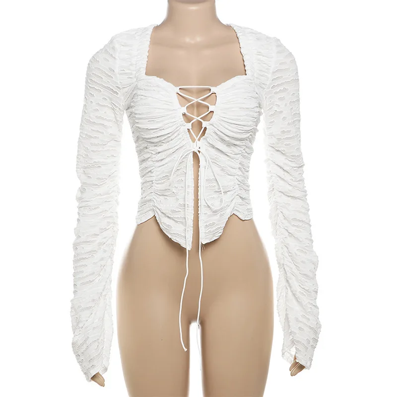 Autumn New Product Fashionable and Versatile Hollow out Personalized Street Long sleeved Cardigan Coat for Women