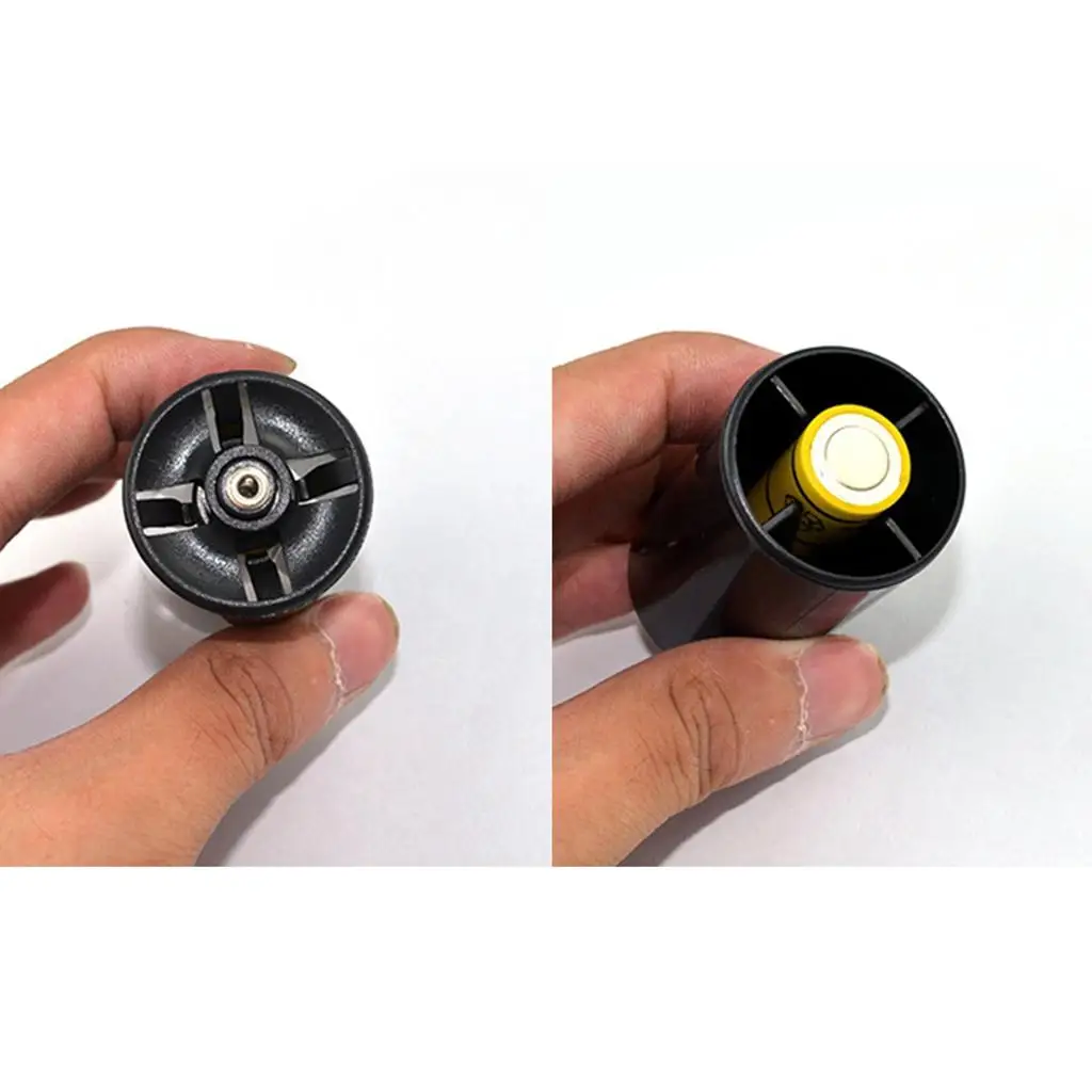 1 Packs Battery AA to D Size Converter Holder Switcher Box Plastic Black