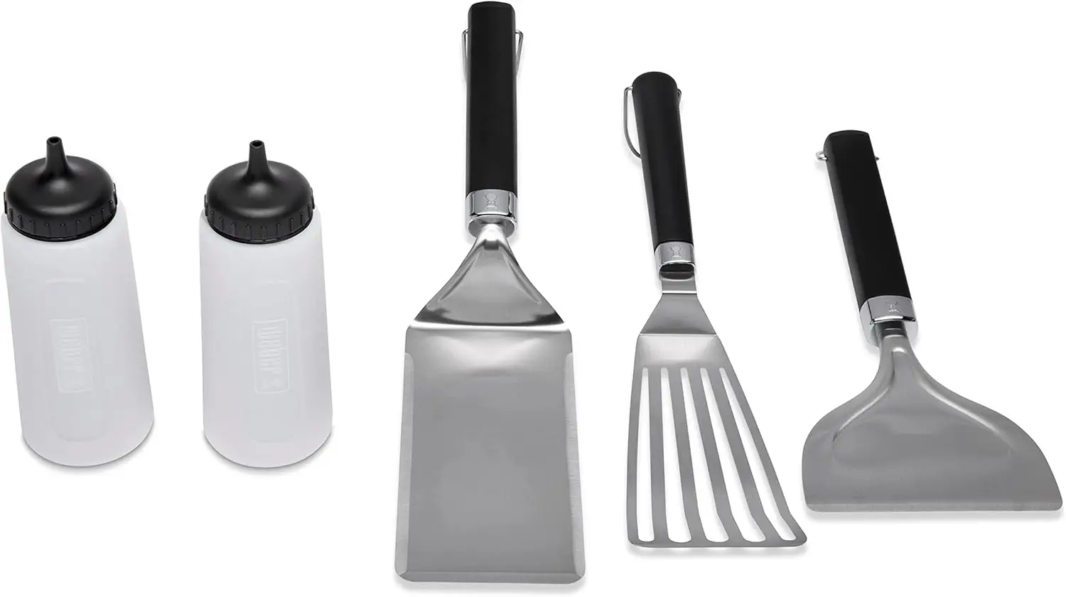 

5-Piece Essential Griddle Tool Set for Outdoor Cooking, Durable & Versatile