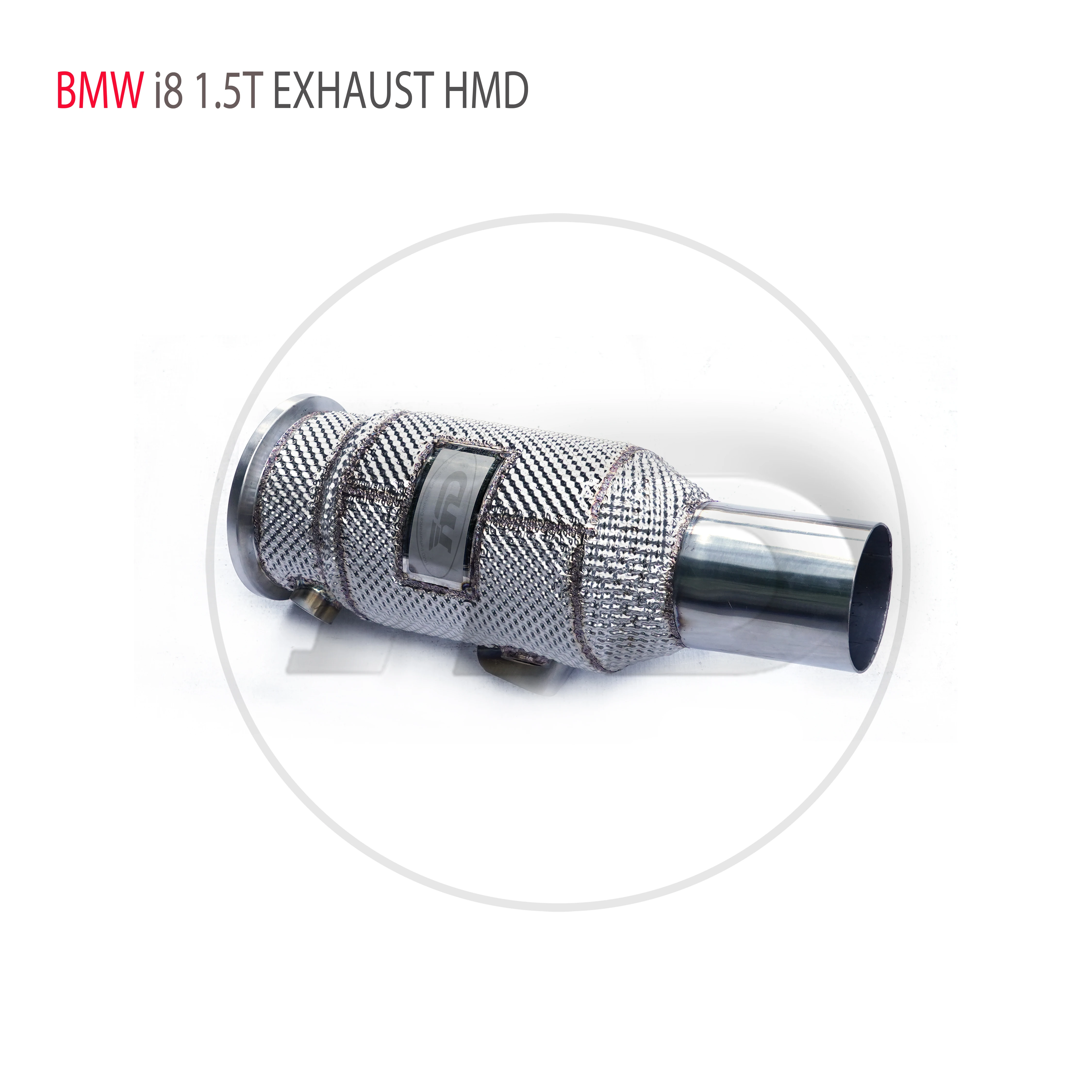 

HMD Exhaust System High Flow Performance Downpipe for BMW i8 1.5T Car Accessories With Cat Pipe Without Catalyst Header
