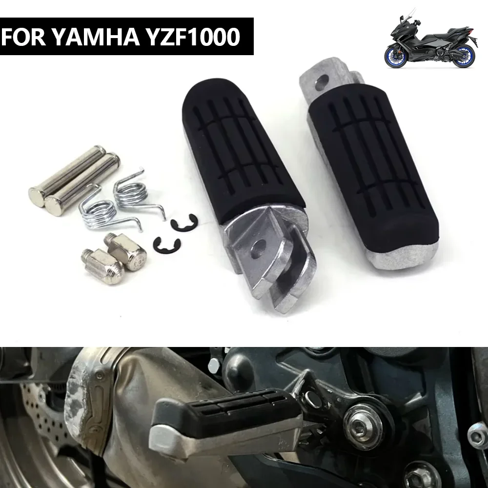 For Yamaha XJ6 FZ6 MT07 09 FZ8 FZ1 YZF 1000 FJR1300 TDM 900 Foot Rest Motorcycle Footrest Footboards Front Pedal  Rear Pedal