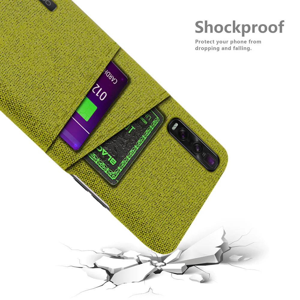 For OPPO Find X2 Pro Case Luxury Fabric Dual Card Phone Cover For OPPO Find X2 Neo Lite X2 Pro x2pro Funda Capa Coque