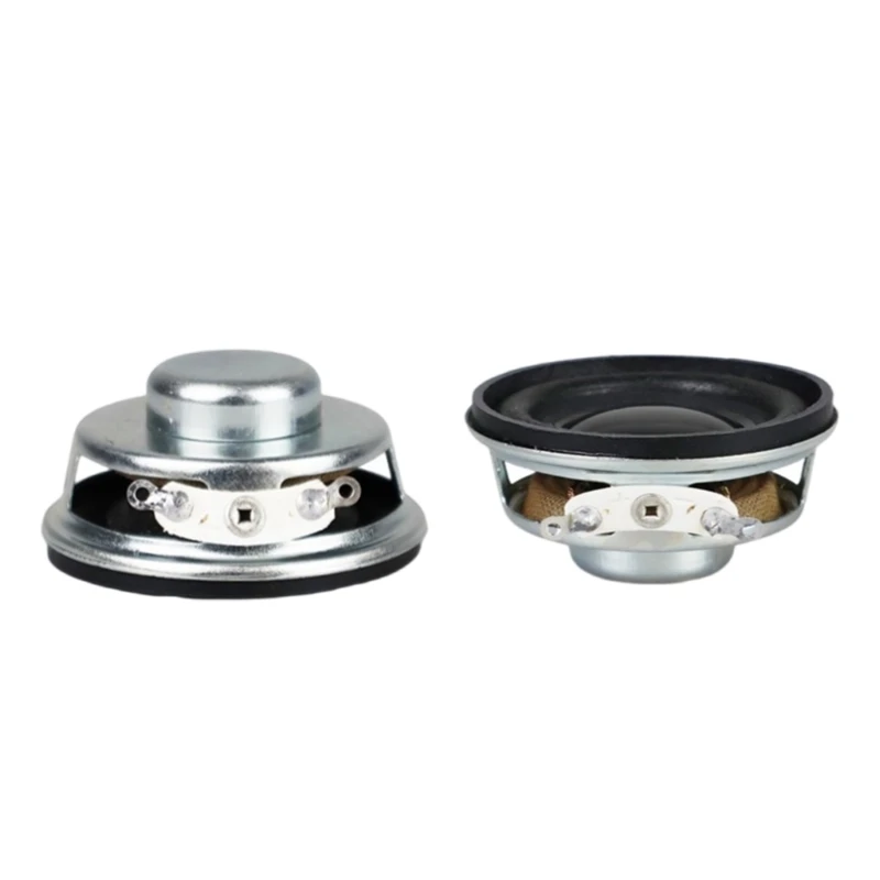 2PCS 40mm Speakers 4Ohm 3W Loudspeaker Full Frequency Clear Highs and Rich Lows for Home Auditory Speakers