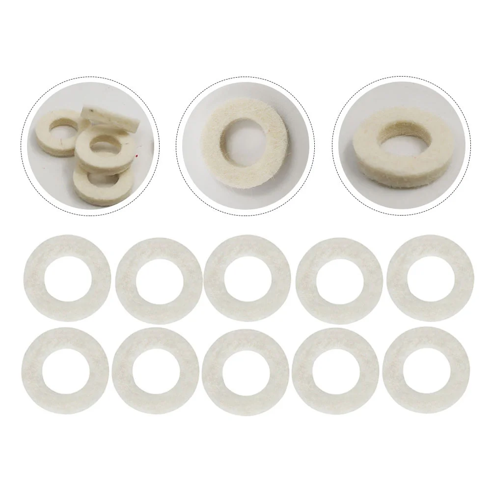 

20Pcs Trumpet Key Pads Felt Washers Professional Durable Replacement Cushions Instrument Accessories Protection