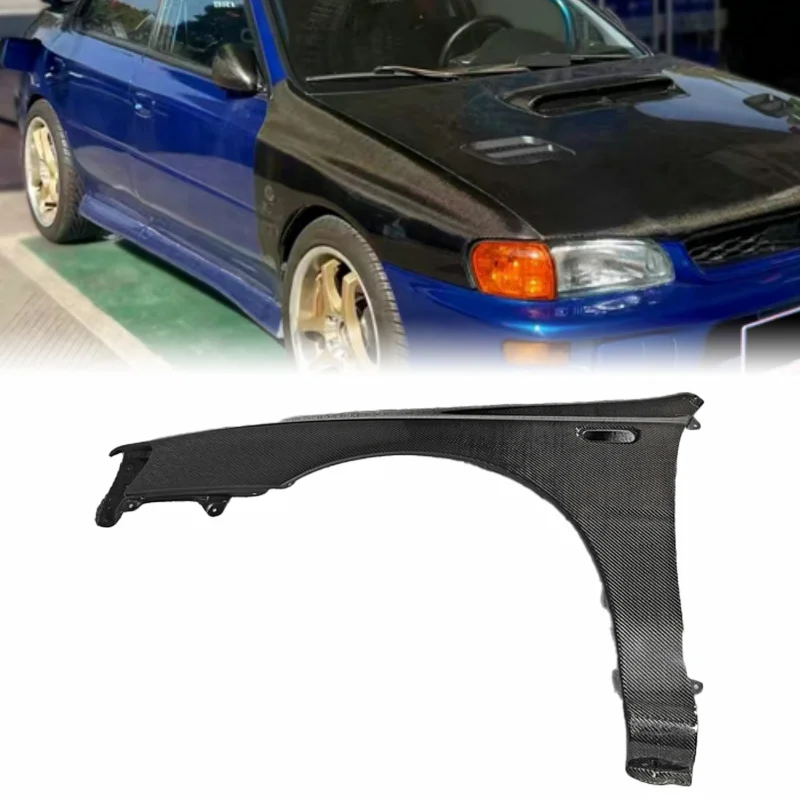 

PERFECT MATCH FRONT FENDER FOR SUBARU IMPREZA GC8 1999 WRX OE TYPE CARBON FIBER