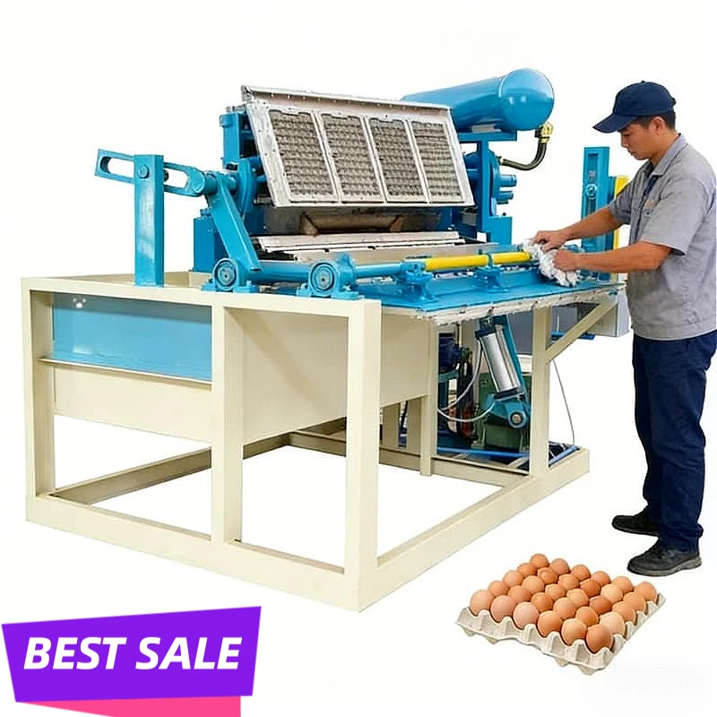 Fully Automatic Egg Tray Making Machine Paper Tray Forming Machine Paper Pulp Egg Tray Egg Carton Molding Machine Customized