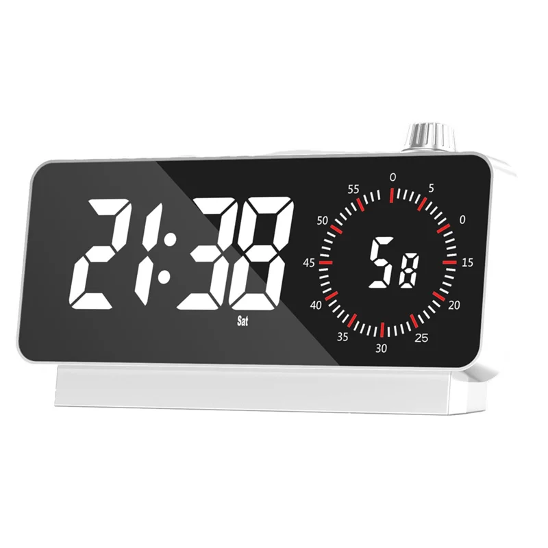 

BAAG-Alarm Clock With Timer: Digital Desk Clock Battery Operated Countdown For Study Office-Alarm Clocks For Bedrooms