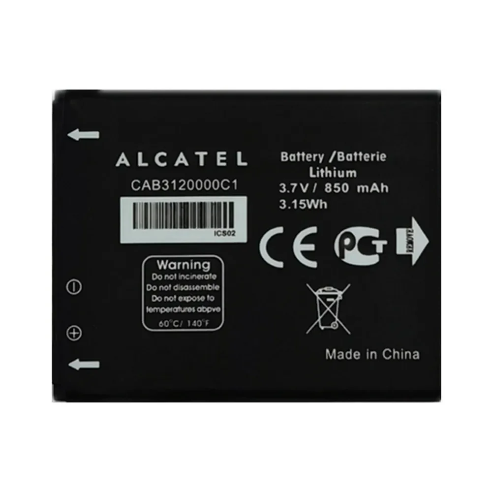 CAB3120000C1 100% Original Battery For Alcatel One Touch 768 OT 710 880 880A 888A BeeLine Dua CAB23A0000C1 Phone Batteries