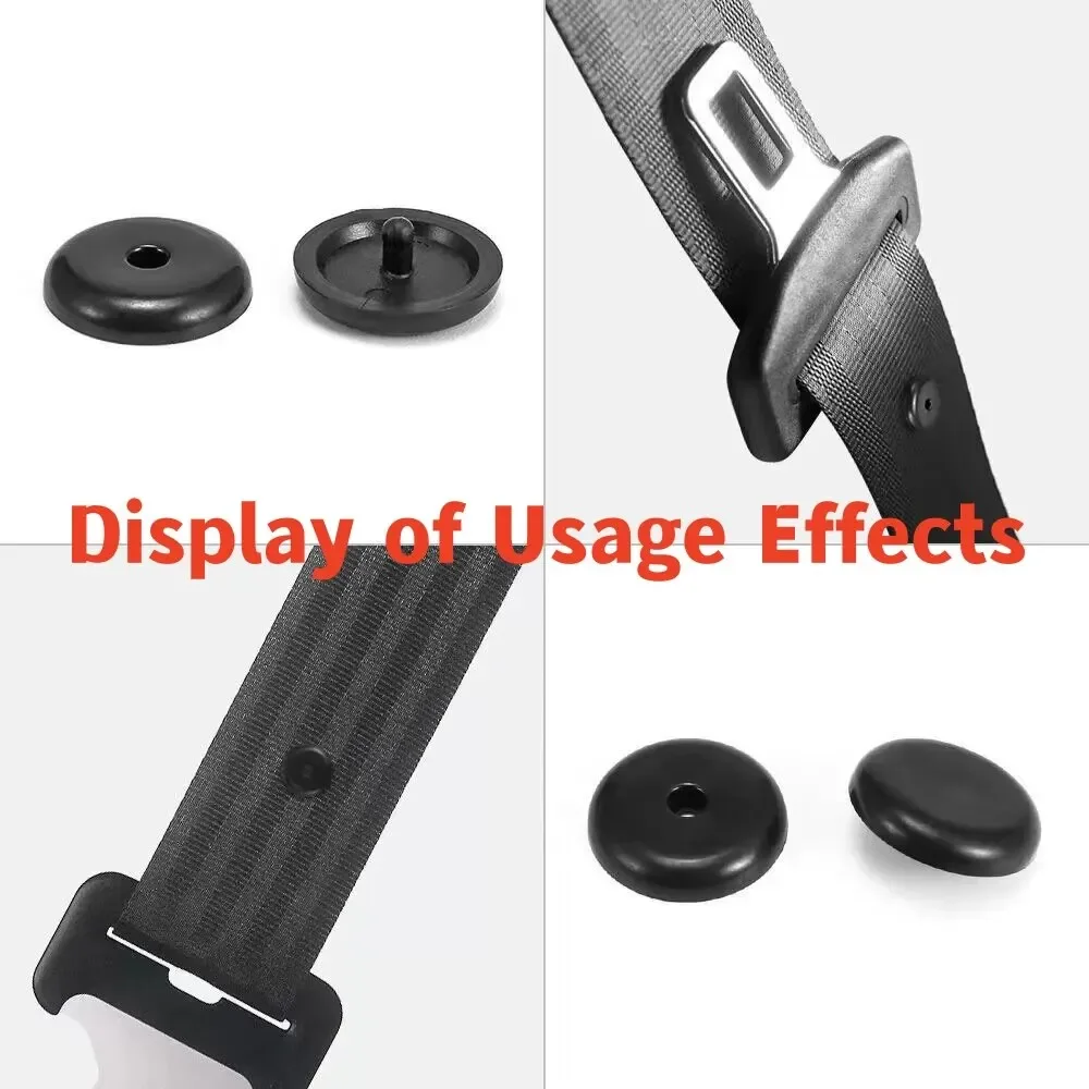 10 PCS Adjustable Car Seat Belt Clips Durable Nonslip Security Belt Clip Locator Accessories for Enhanced Safety Measures