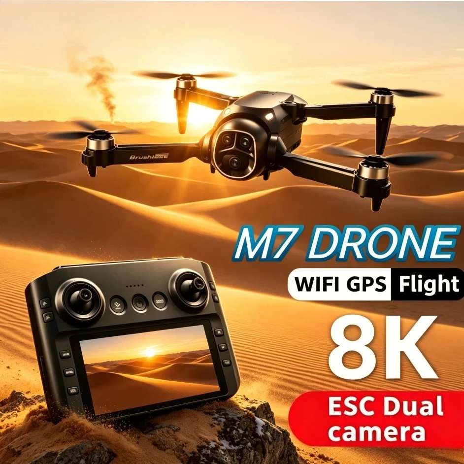 Drone Smart Rc Foldable - Drone Quadcopter Original M7 para Fotografia