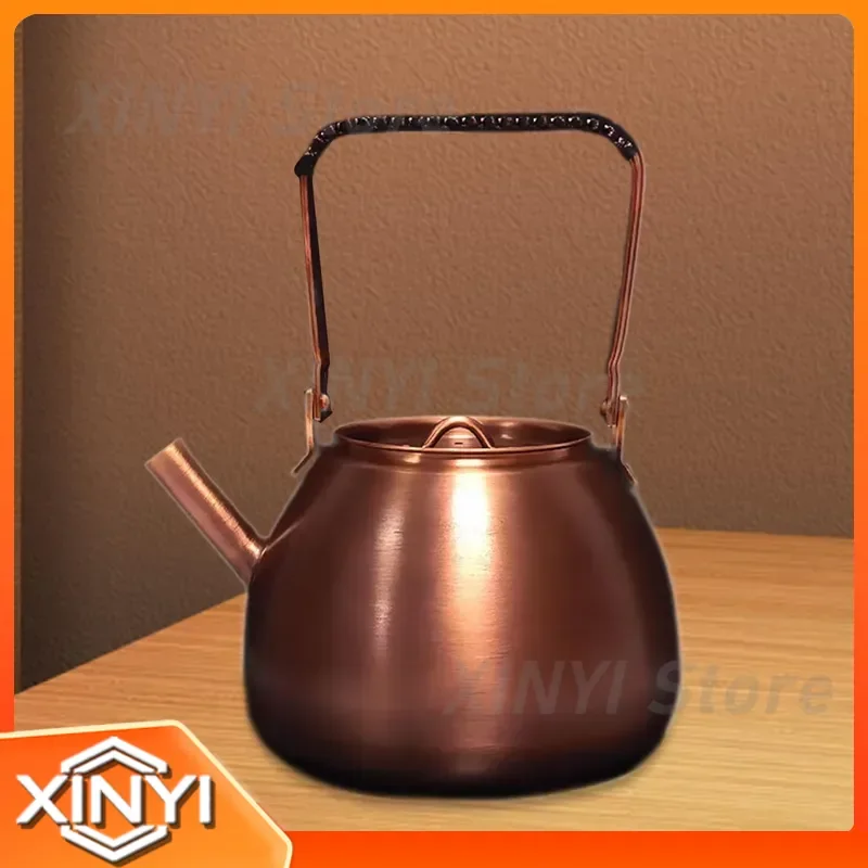 Stovetop Teapot 1.2L for Electric Gas Induction Cooktops Heat Resistant Stainless Steel Water Pitcher Coffee Jug for Home