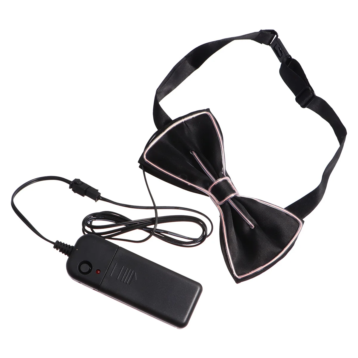 

Light Blue LED Glowing Bow Tie Luminous Flashing Collar Party Dress Up Supplies Cosplay Masquerade Festival Decoration