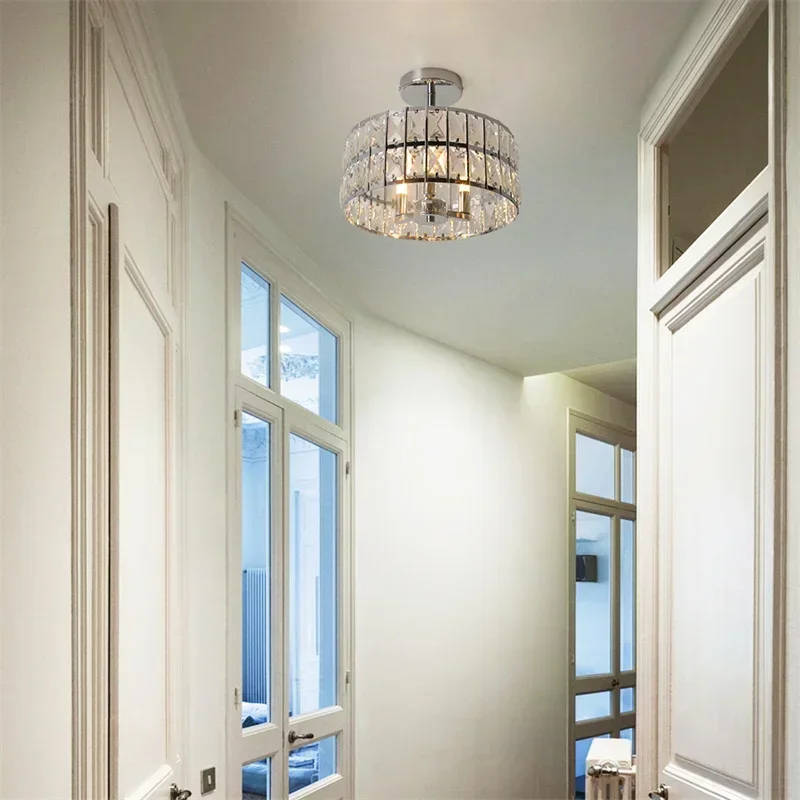 أضواء السقف الشمال لغرفة النوم بريق الممر مرحاض مصباح الإنارة Lampa Sufitowa عاكس الضوء المعلق ديكور المنزل