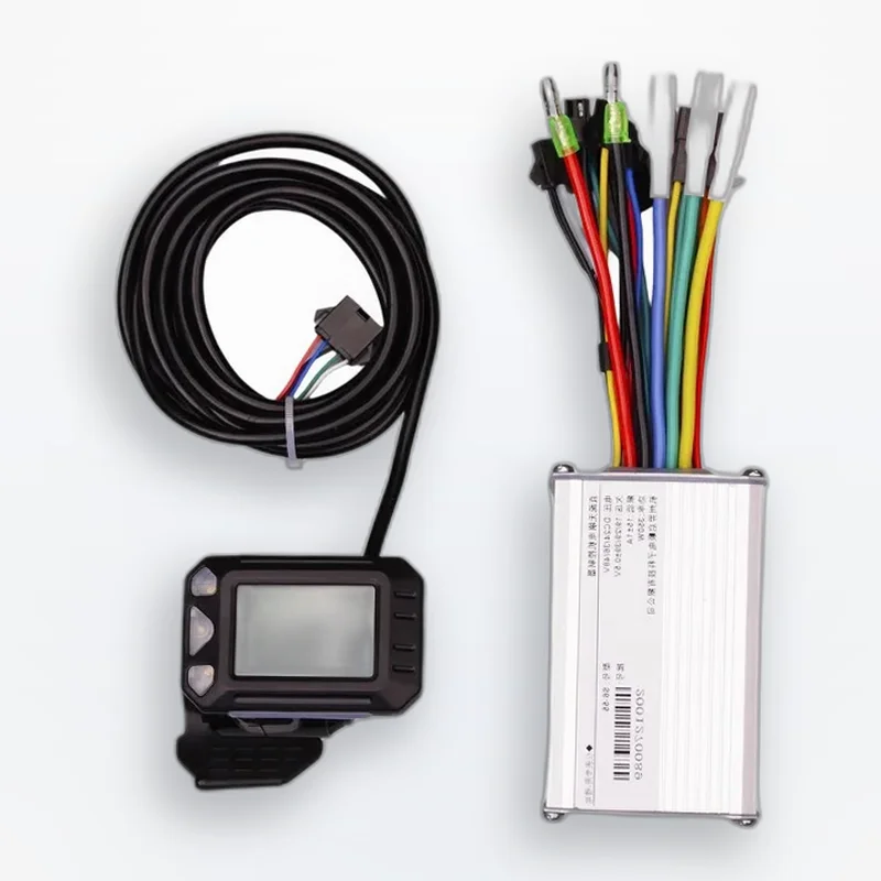 Brushless Motor Controller Kit with LCD Speedometer Odometer,S5 S6-55 S6-65 Multi-function Display for E-Scooter E-Bike,24V-48V