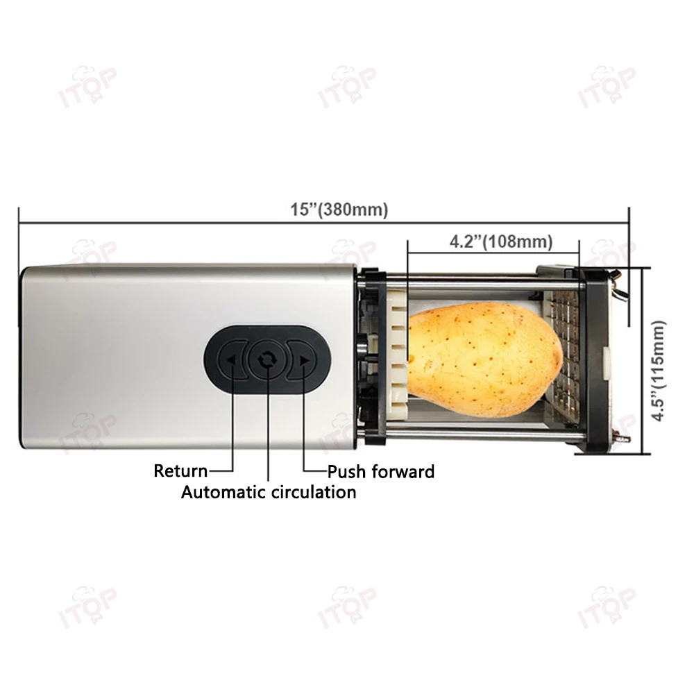 STLF JW Hot Selling Professional Potato Cutter Chipper Chips Stainless Steel French Fry for Potatoes Carrots