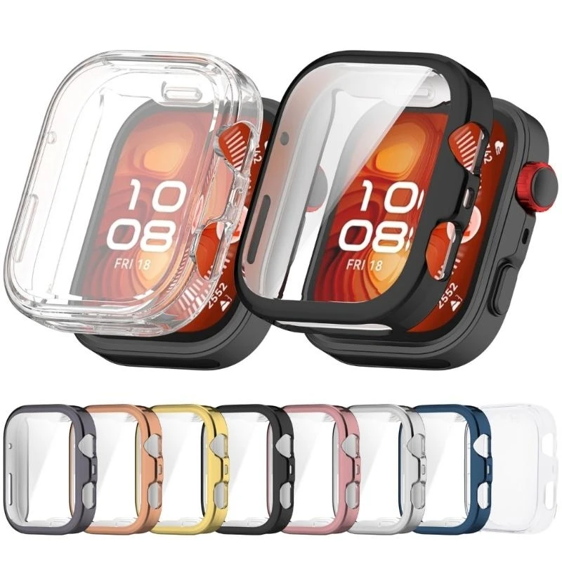 R1WD Full Coverage Case Soft Flexible Protective Skin Shock Absorbing for Watch Fit 4