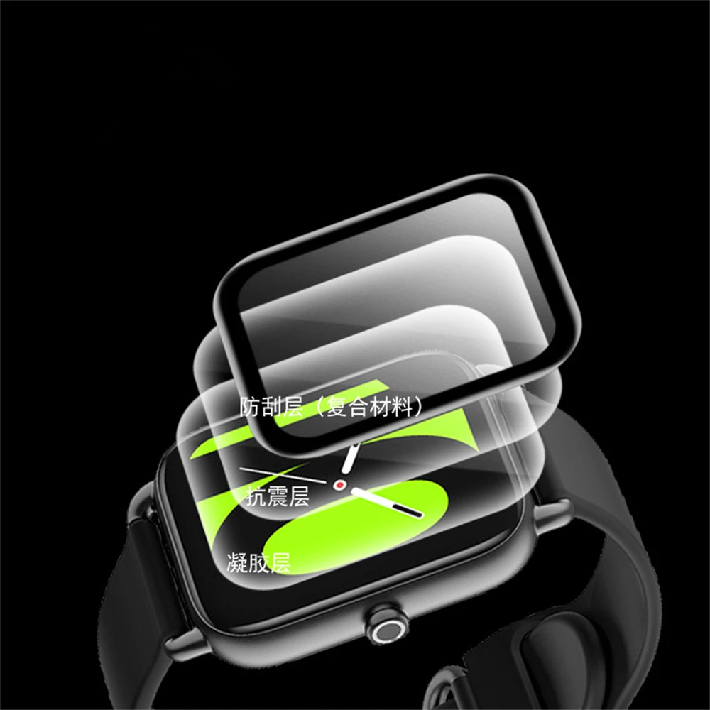 สําหรับ Xiaomi Haylou RS4 RS5 นาฬิกาโค้ง 3D วัสดุคอมโพสิตฟิล์มสําหรับ Haylou RS4 plus/RS4 Max นาฬิกาหน้าจอป้องกันฟิล์ม