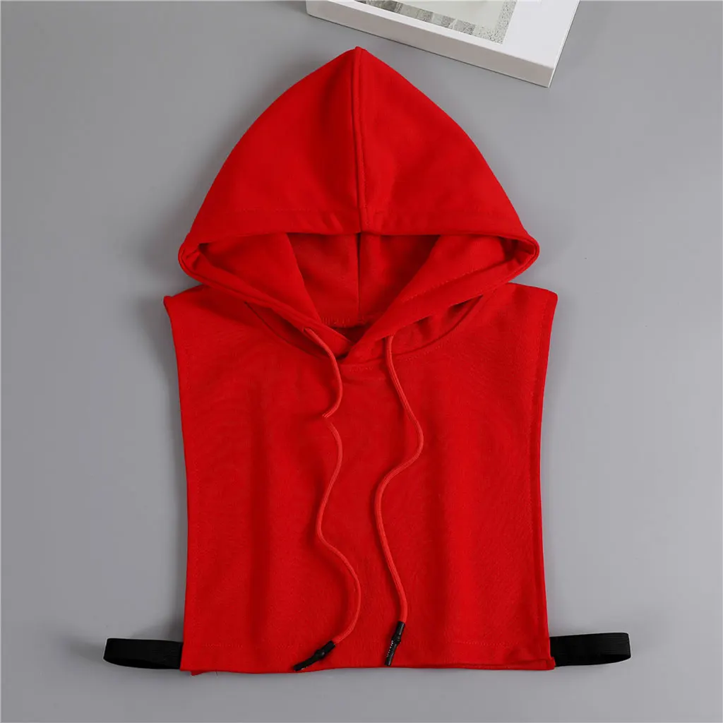 Women Collar Detachable False Collar with Hooded Blouse Half Shirt False Collar Girls Accessories