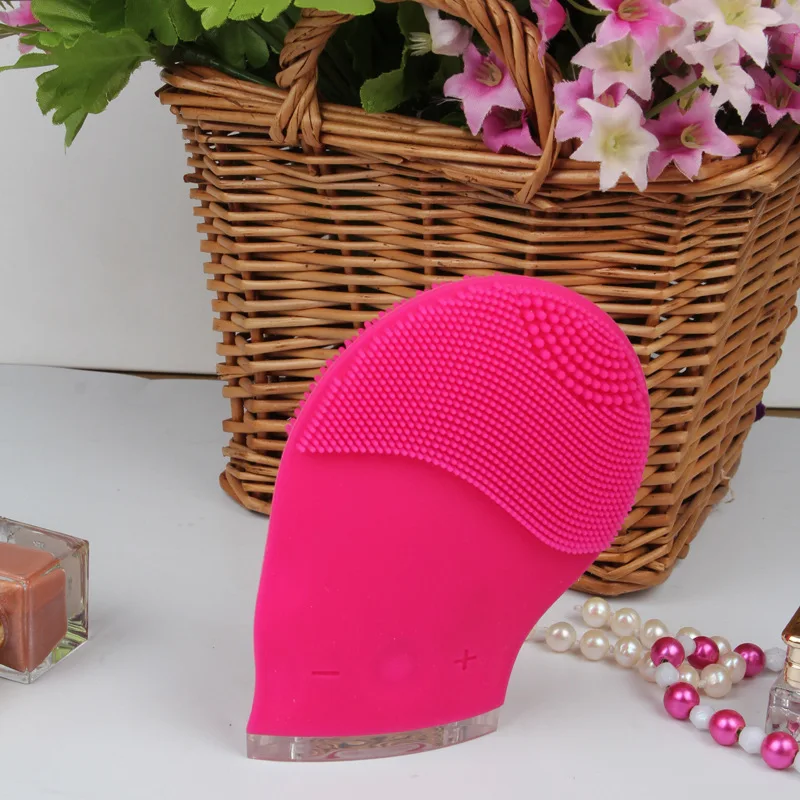 2 Packs, Silicone Cleansing Instrument, Vibration Massager, Face Washing Instrument, Makeup Remover,