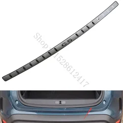 For Citroen C5 AIRCROSS 2017 2018~2023 Stainless steel styling Rear Bumper Protector Sill Rear boot guard Trim car Accessories