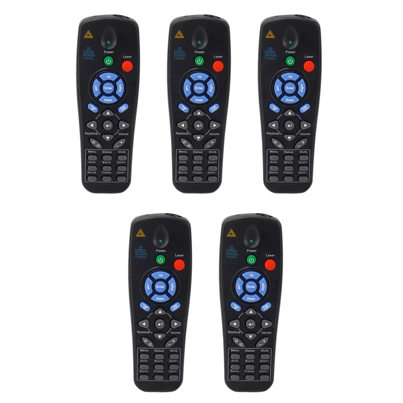 5X Replacement Remote Control Suitable For Vivitek Projector D-935 VX D825MS D825MX D5000V Remote Control