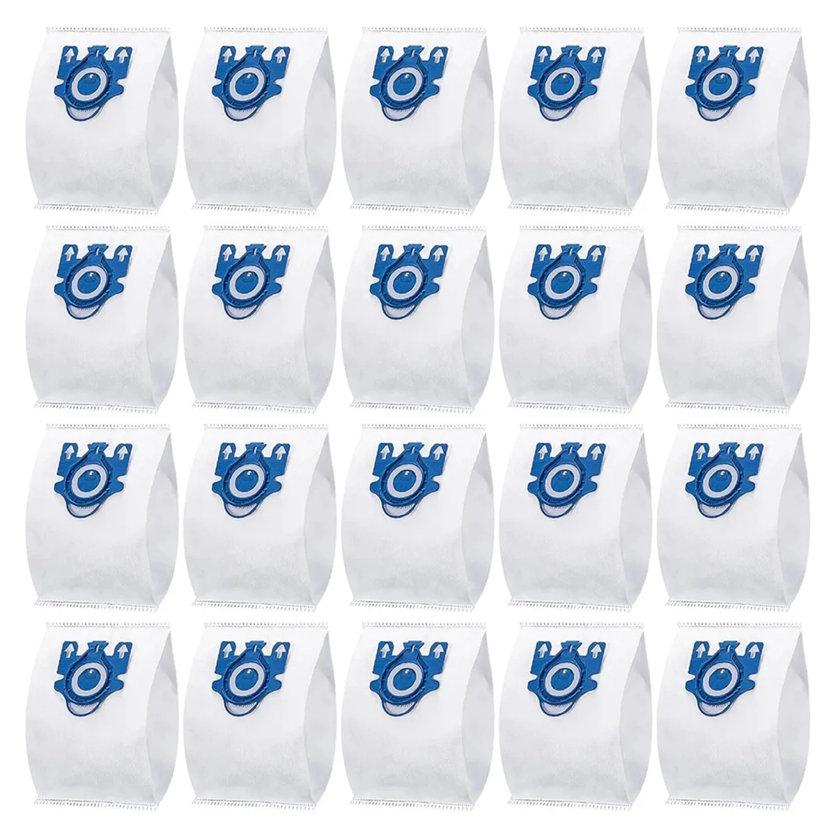 20Pcs 3D Dust Bags for GN Vacuum Bags for Classic C1 Complete C1, C2, C3, S400I S600 S2 S5 S8