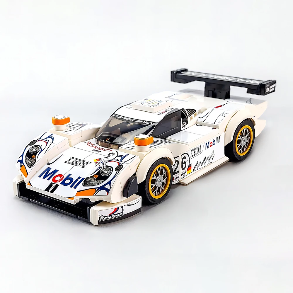 260PCS MOC Third Generation Racing 98 Model Le Mans 24 Hours Speed Champion Building DIY Assemble Blocks Toy Brick Holiday Gifts