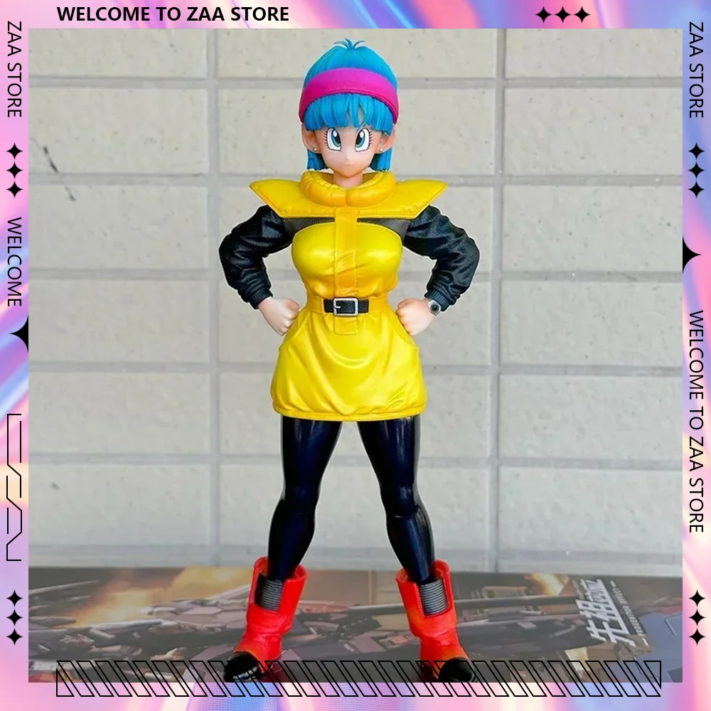 23cm In Stock BDZ Figures Bandai SH Figuarts Dragon Ball Z Journey To Planet Namek Bulma Figure Anime Figurine Action Toy