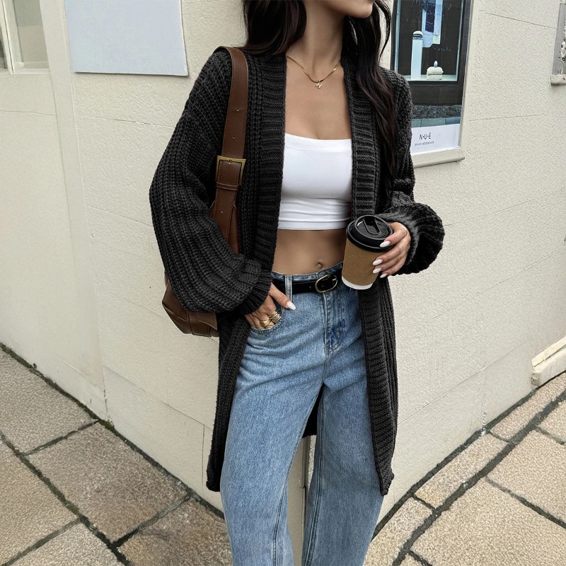 

Y2K Spice Girl Long Sleeve Sweater 2025 Fall/Winter Women's Sweater Cardigan