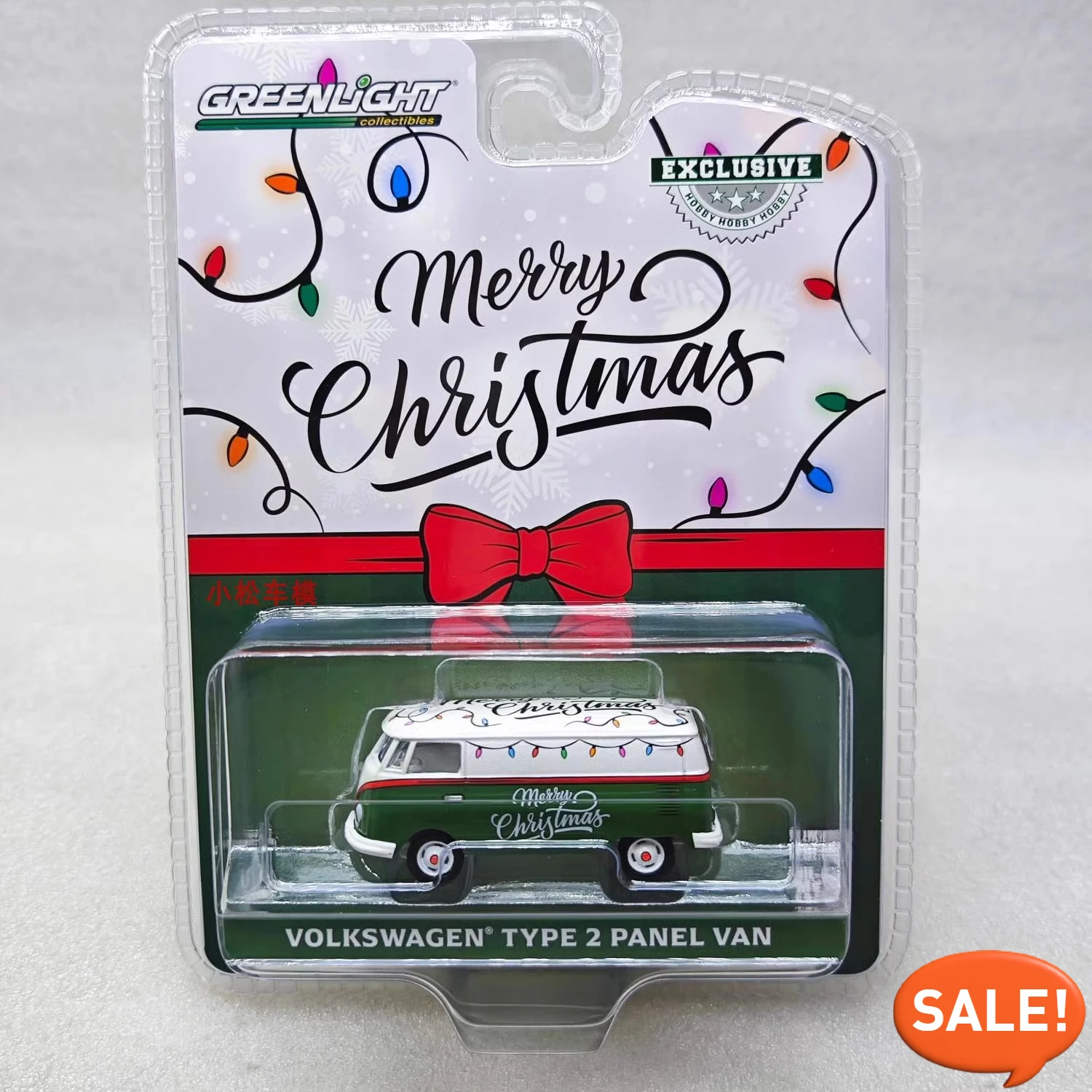 

1: 64 Volkswagen T2 Van -2023 Christmas Advanced Car Model Collectibles