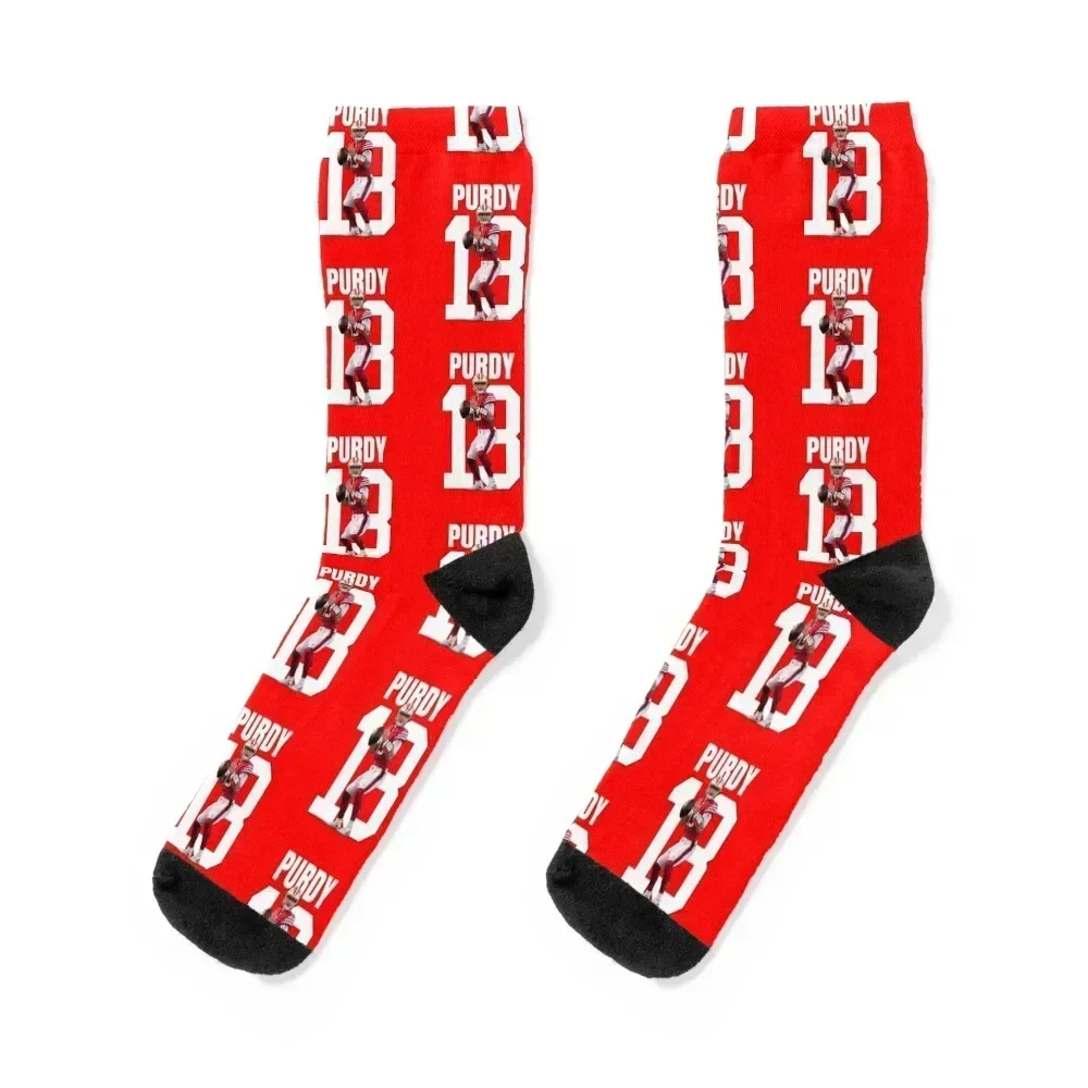 

Brock Purdy Socks funny sock hip hop anti-slip designer Socks Women Men's