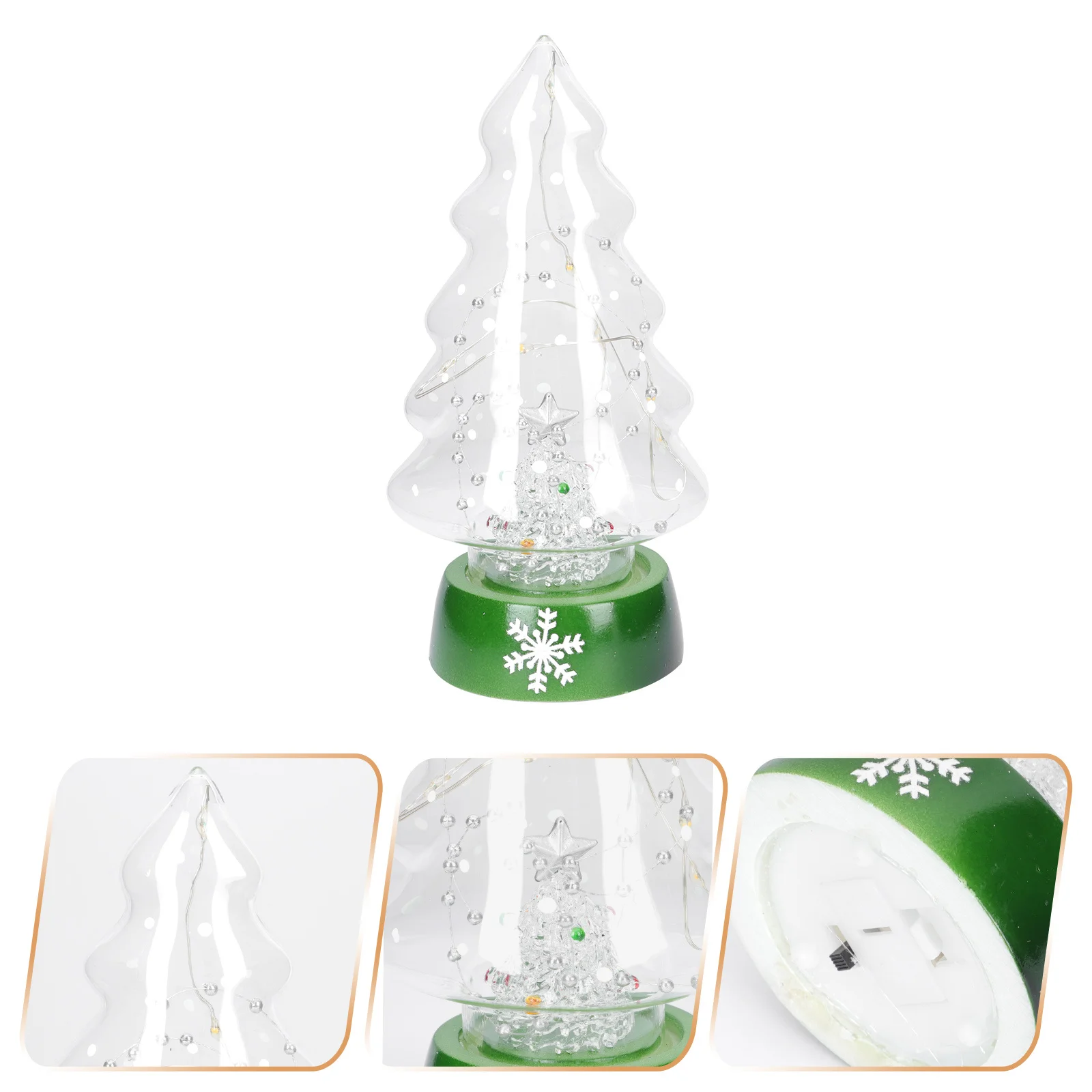 

1Pcs Creative Glass Night Light Lamp for Desk Warm Soft Glow Decorative Desktop Ornament Non-Dazzling Home Lighting