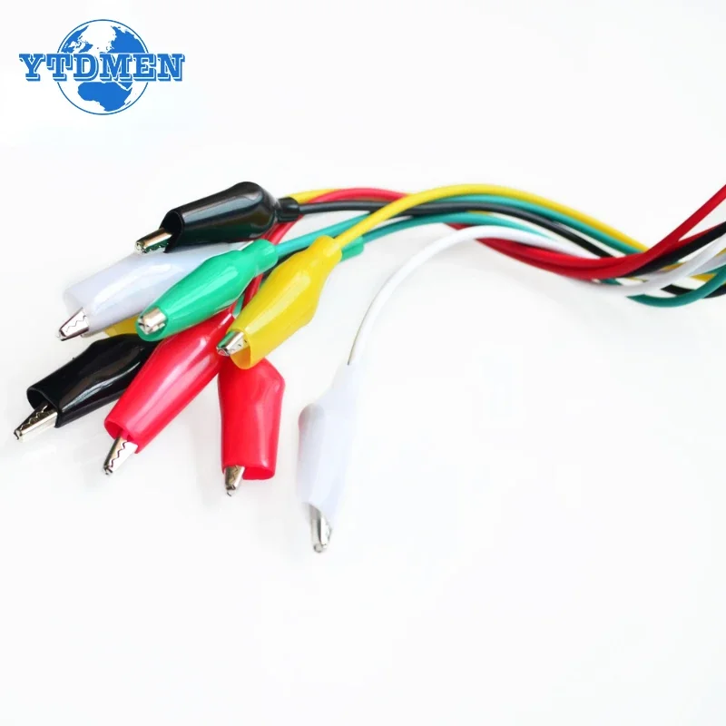 10 шт., зажимы типа «крокодил», 46 см