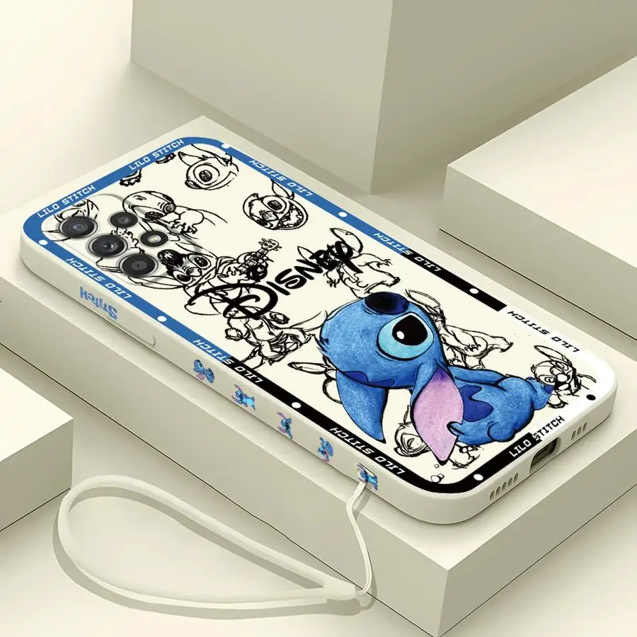 

Disney Super Cute Stitch Case for Samsung Galaxy A20 A51 A30 A50 A71 A03 A05s A10 A04 A02 A04e A03s 4G A72 A73 5G Capa Cover
